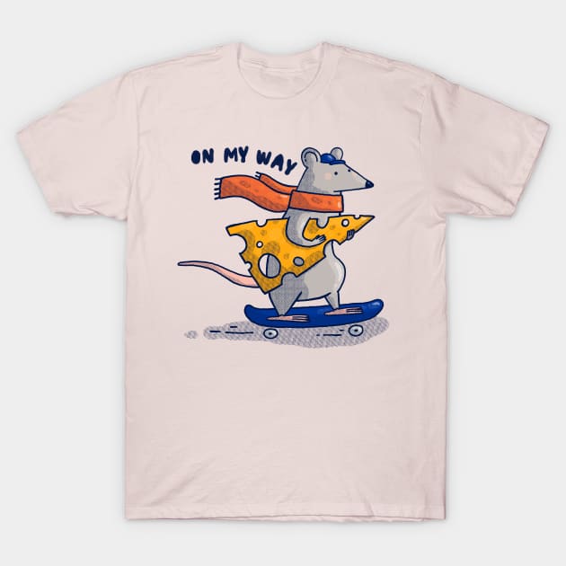 On My Way Rat T-Shirt by Tania Tania